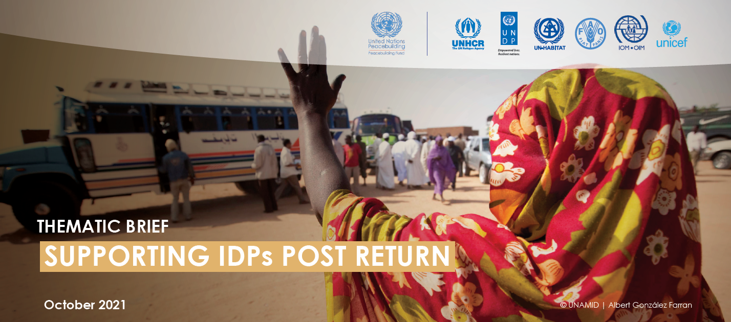 THEMATIC BRIEF - SUPPORTING IDPs POST RETURN