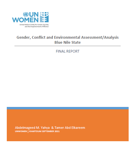 Gender, Conflict and Environmental Assessment/Analysis - Blue Nile State