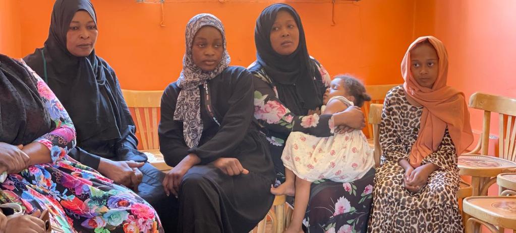 Sudanese refugees are arriving in the southern Egyptian city of Aswan.
